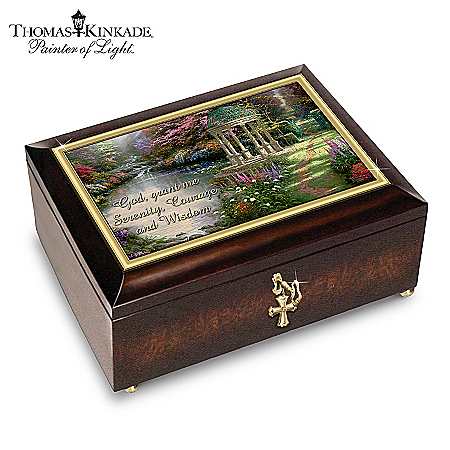 Thomas Kinkade Serenity Prayer Music Box