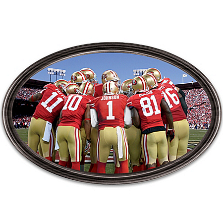 Wall Decor: Going The Distance 49ers Personalized Stadium Edition Wall Decor