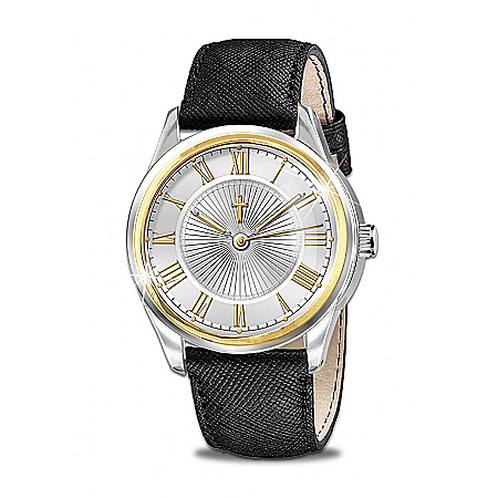 Men's Watch: Protection And Strength For My Grandson Men's Watch With Cross