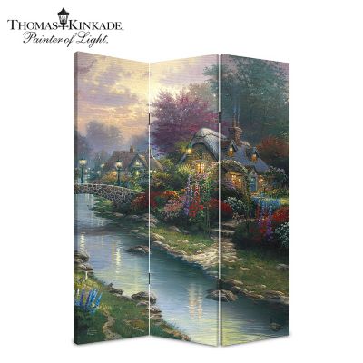 Thomas Kinkade Lamplight Bridge Home Decor