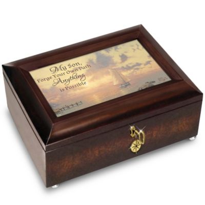 My Son, Forge Your Own Path Personalized Music Box