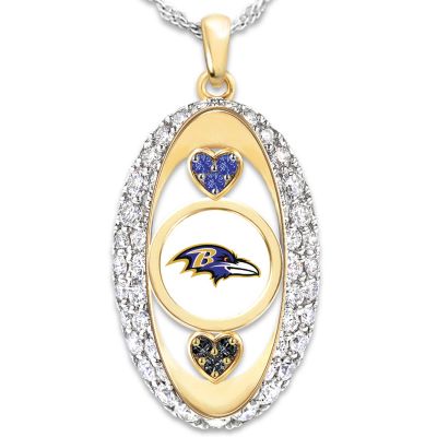 For The Love Of The Game Baltimore Ravens Pendant Necklace