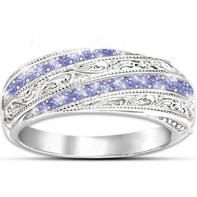 Ring: Tanzanite Gemstone Elegance Ring