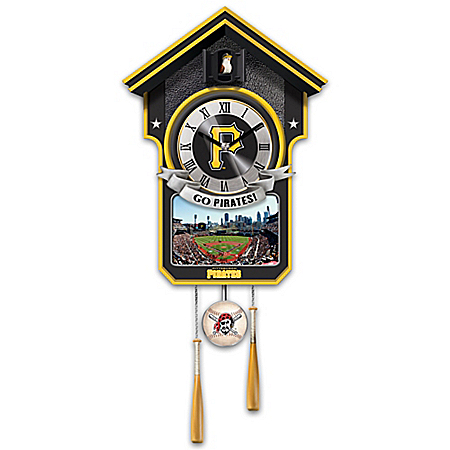 Moments Of Greatness: Pittsburgh Pirates Baseball Cuckoo Clock