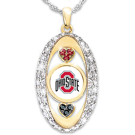 For The Love Of The Game Ohio State Buckeyes® Pendant Necklace