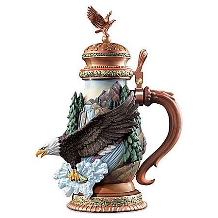 Freedom's Flight American Bald Eagle Stein