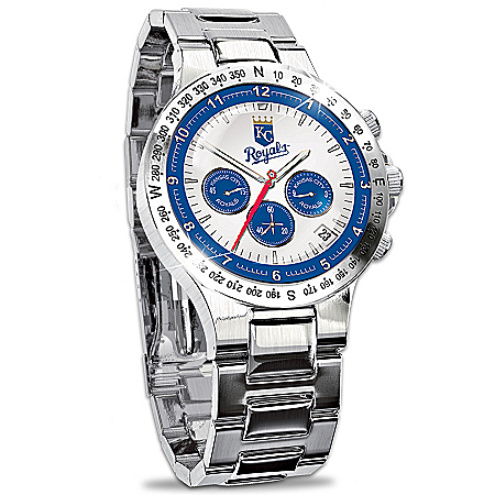 Kansas City Royals Collector's Stainless Steel Watch