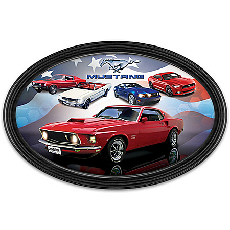 American Muscle: Ford Mustang Collector Plate With Personalized License Plate