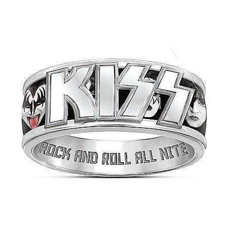 KISS Stainless Steel Spinning Ring