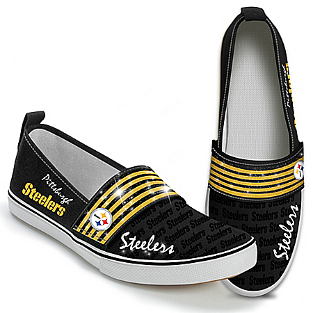 Steppin' Out With Pride NFL Pittsburgh Steelers Womens Shoes