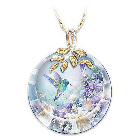 Lena Liu Nature's Tiny Miracle Womens Pendant Necklace