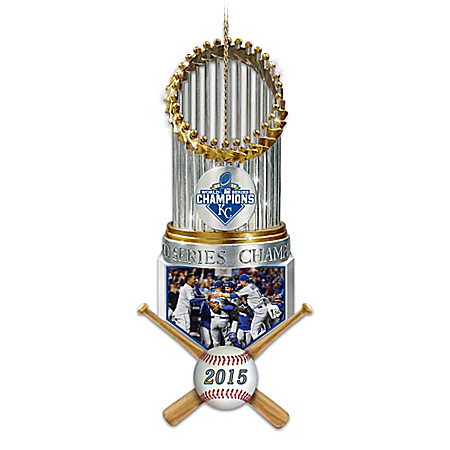 Kansas City Royals 2015 World Series Championship Commemorative Ornament