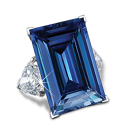 The American Dream Diamonesk Sterling Silver Ring