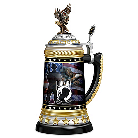 You Are Not Forgotten POW And MIA Eagle Stein
