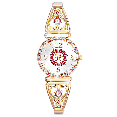 My Crimson Tide University Of Alabama Football Fans Womens Watch