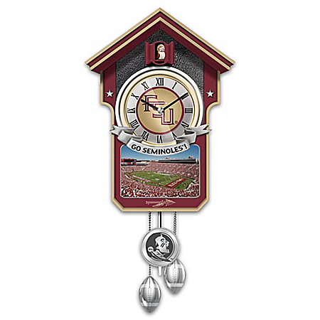 Florida State Seminoles College Football Cuckoo Clock