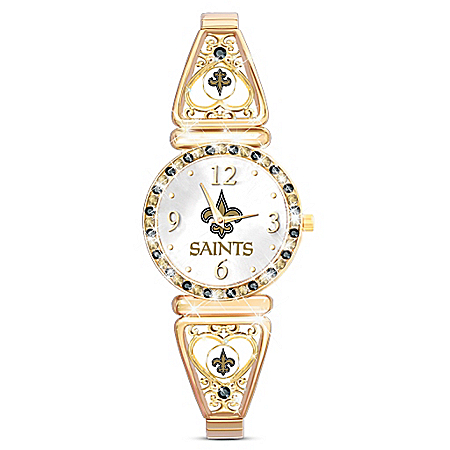 My New Orleans Saints NFL Womens Stretch Watch