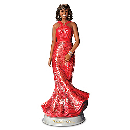 Michelle Obama Inaugural Grace Mosaic Glass Sculpture
