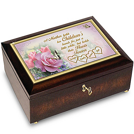 A Mother's Love Personalized Music Box With Family Names