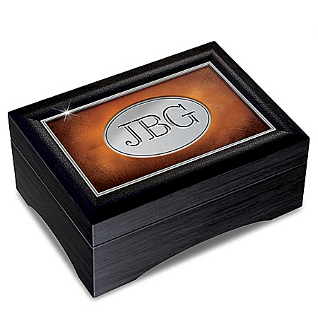 Grandsons Personalized Keepsake Box With Encouraging Sentiment