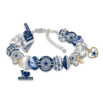 Fashionable Fan Dallas Cowboys NFL Charm Bracelet