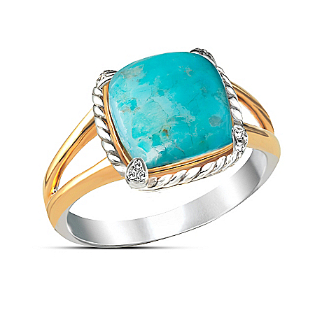 Turquoise Splendor Gemstone Ring