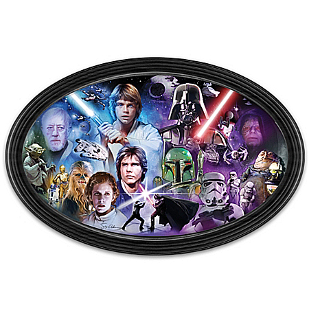 STAR WARS Light VS Dark Masters Of The Force Wall Decor