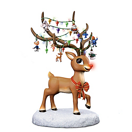 Rudolph The Red-Nosed Reindeer Illuminating Figurine