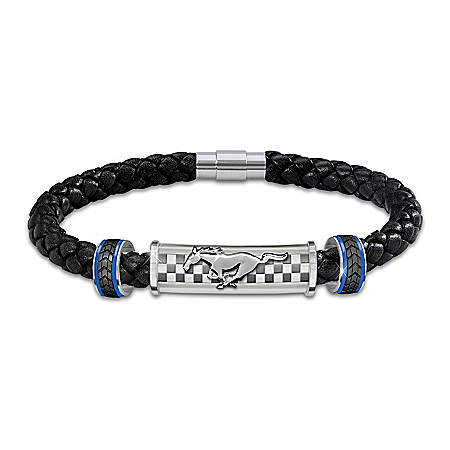 Untamed American Spirit Mens Ford Mustang Bracelet