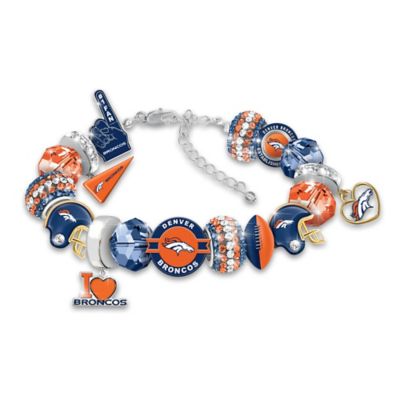 Fashionable Fan Denver Broncos NFL Charm Bracelet