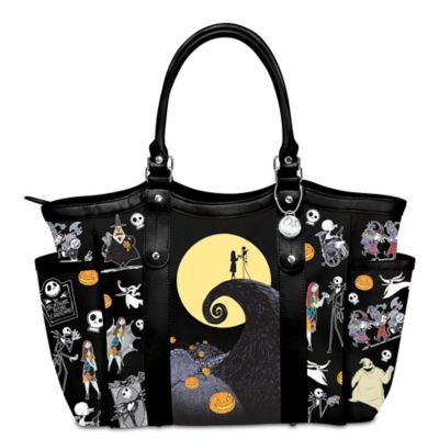 Disney Tim Burtons The Nightmare Before Christmas Polyester Twill Tote Bag