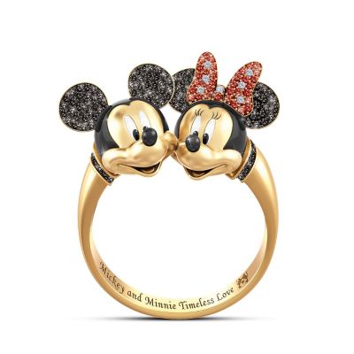 Disney Timeless Love Mickey Mouse And Minnie Mouse Ring