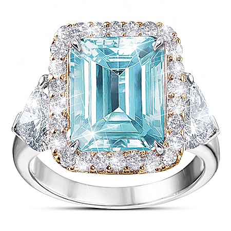 Runway Inspiration Sterling Silver Diamonesk Ring