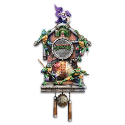 Teenage Mutant Ninja Turtles Illuminated Cuckoo Clock
