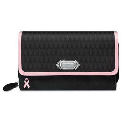 Power Of Hope Designer Style Breast Cancer Awareness Wallet