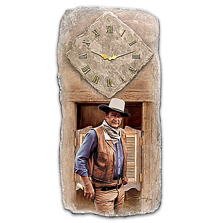 John Wayne All Time Legend Wall Clock