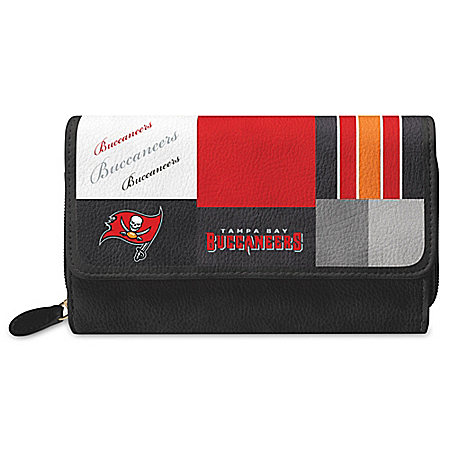 For The Love Of The Game NFL Tampa Bay Buccaneers Patchwork Wallet