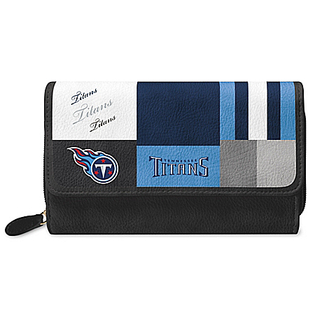 For The Love Of The Game NFL Tennessee Titans Patchwork Wallet