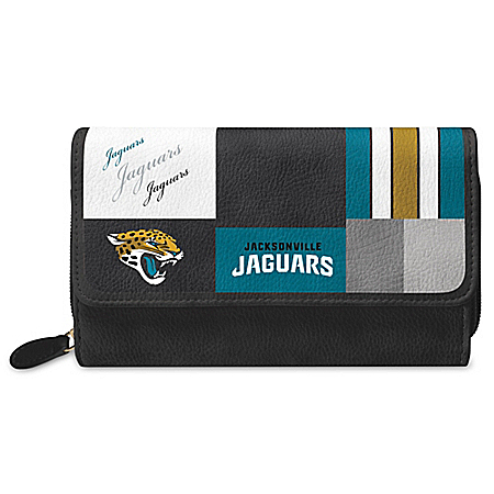 For The Love Of The Game NFL Jacksonville Jaguars Patchwork Wallet