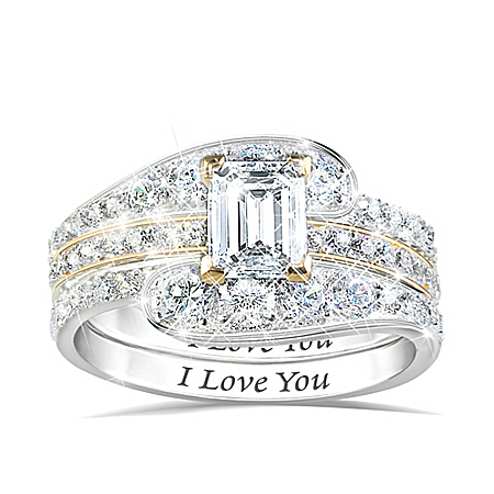 Love's Devotion Diamonesk Stacking Ring