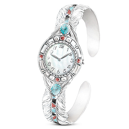 Sedona Sky Native American-Inspired Womens Cuff Watch
