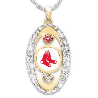 For The Love Of The Game Boston Red Sox Pendant Necklace