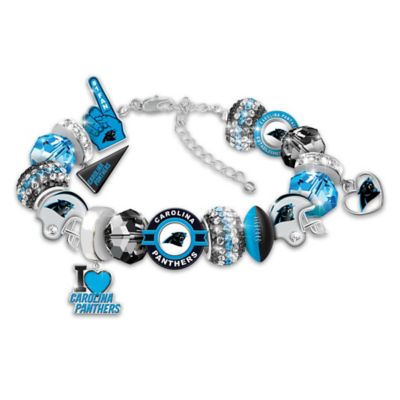 Fashionable Fan Carolina Panthers NFL Charm Bracelet