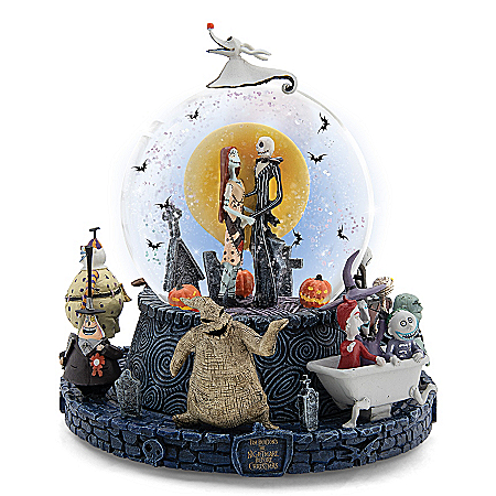 Disney The Nightmare Before Christmas Musical Glitter Globe