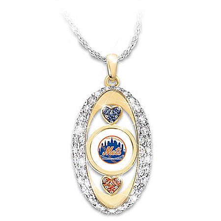 For The Love Of The Game New York Mets Pendant Necklace