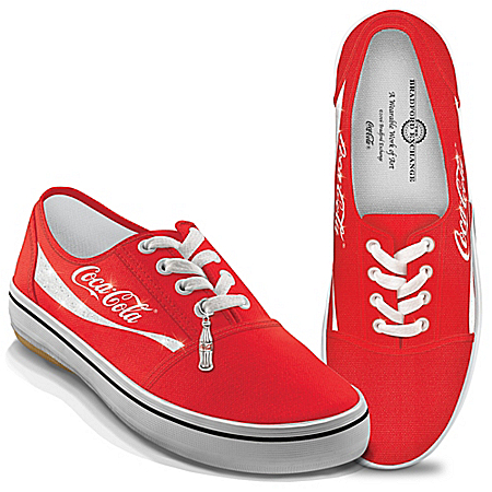 COCA-COLA Womens Canvas Shoes