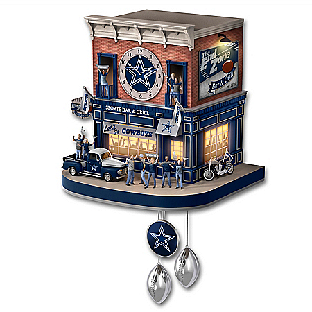 Dallas Cowboys Fan Celebration NFL Cuckoo Clock
