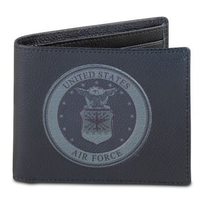 Air Force Mens RFID Blocking Leather Wallet