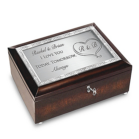 Personalized Bridal Music Box
