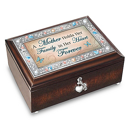 A Mother's Forever Love Heirloom Music Box With Poem Card